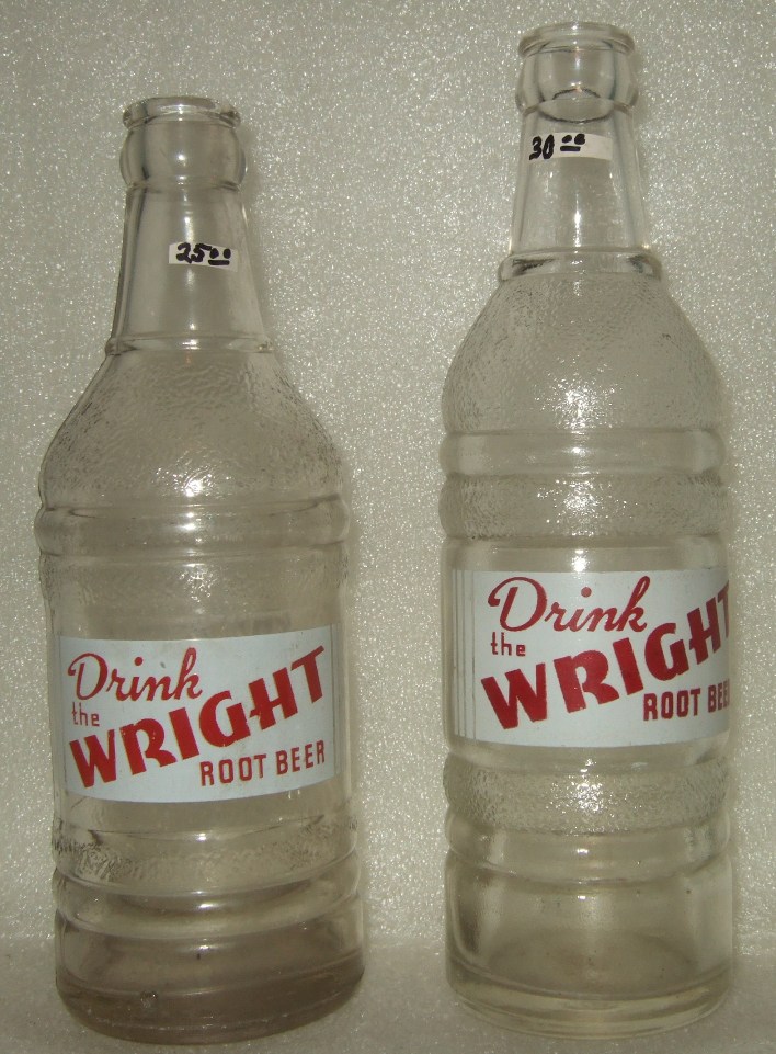 These Are Two Different Wright Root Beer Bottles From New Orleans